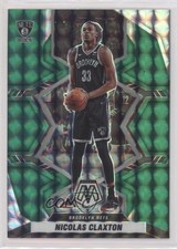 2021-22 Panini Mosaic Green Mosaic Prizm Nic Claxton Nicolas Claxton #166 2l4