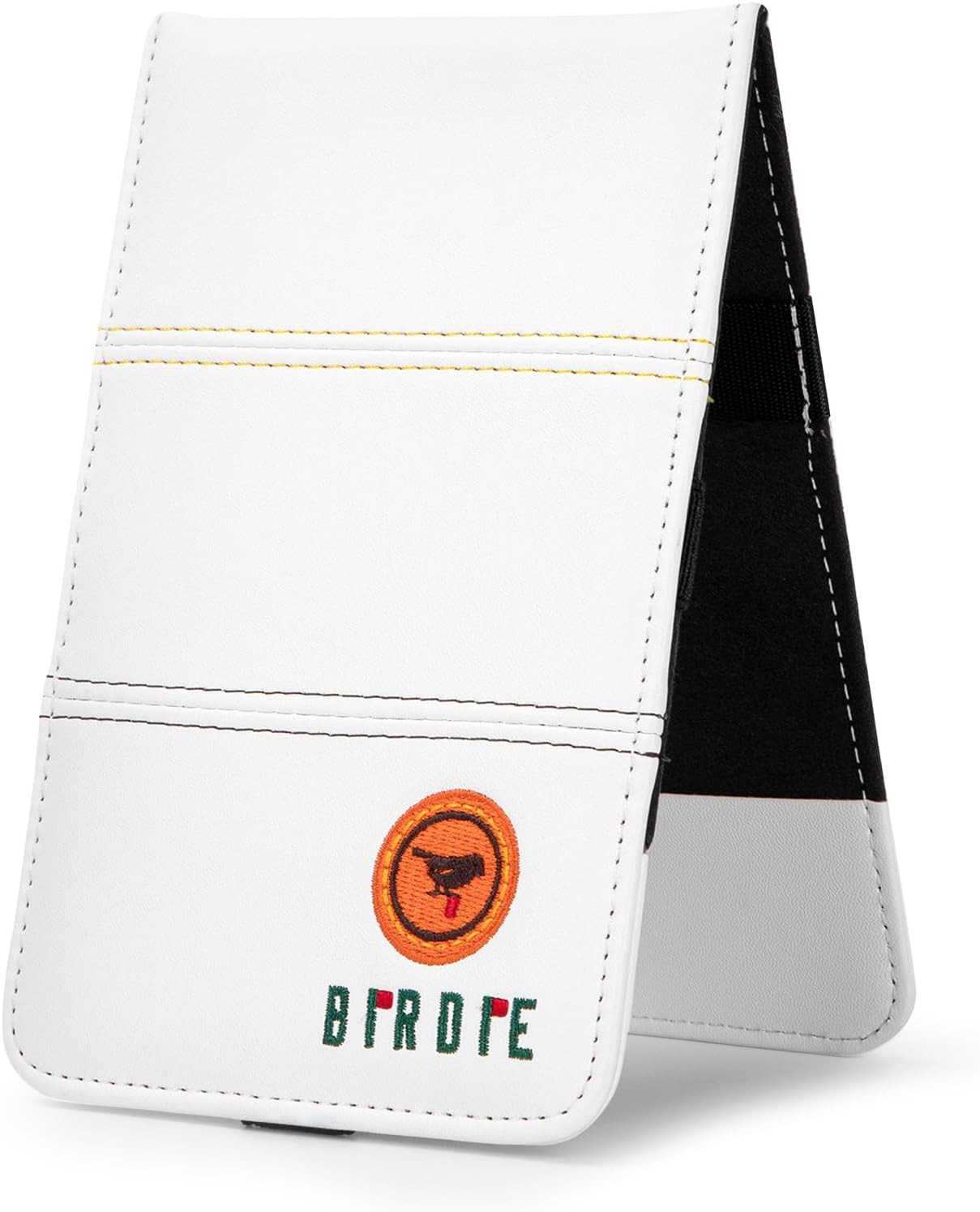 Scorecard & Yardage Book Holder Cover Quality Leather White