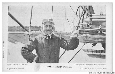 CAR-ADWP17-0995-AVIATION - Van den Born Aviation Postkarte