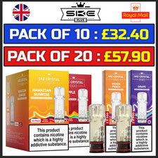 SKE Crystal Plus Pod Prefilled Replaceable Pods | 20mg 2ml ECIG | SKE Plus Pods