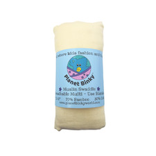 Muslin Swaddle Multi Use Baby Blanket 70 Bamboo 30 Cotton 47 x 47 Yellow
