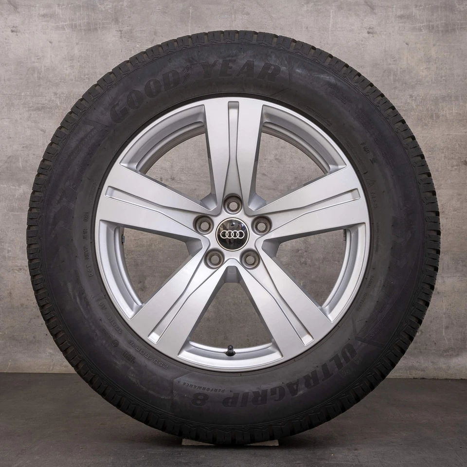 Audi Q7 SQ7 Winterräder 18 Zoll 4M Felgen 4M0601025A silber glanz - Bild 2 von 4