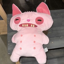 18 Fuggler Sphinx BIG FUGG Wrinkle McStinkles Hairless Cat Pink Plush