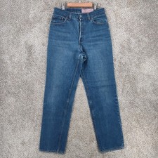 Vintage 80s Levis 501 Jeans Womens Size 13 USA 28x30 Wash Em Hot 26501 0116