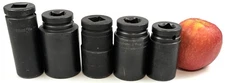 Snap On Tools 5pc 3/4” Drive Deep Impact Socket Set 1.5" 1-5/16 13/16 1-1/8 32mm