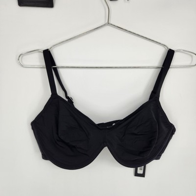 LOUNGE 36DD Black Barely There Plunge Bra NWT