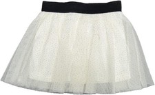 Epic Threads Gold Sparkle Tutu Tulle Skirt Little girl Ivory 6x 47-50" 47-52 lbs