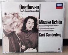DECCA 475 6757 BEETHOVEN, UCHIDA, SANDERLING 5 Piano Concertos 2005 Germany 3CDs