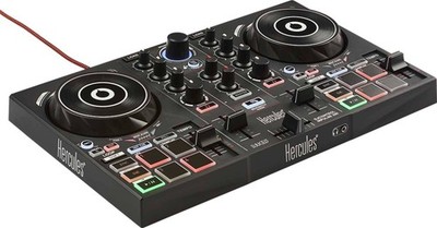 Hercules Inpulse 200 2-Channel DJ Controller Built-In Audio Interface