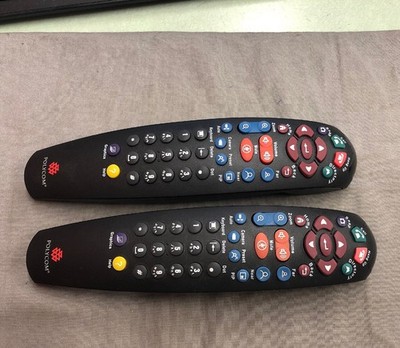 LOT OF 2 POLYCOM REMOTES T07038 T08022