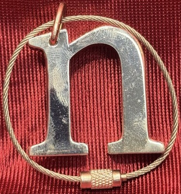 Ganz Initial   n   Key Chain New Retro 00 s EA1.9