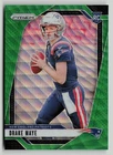 2024 Panini Prizm - Rookies Drake Maye #329 Green Wave Prizm (RC)