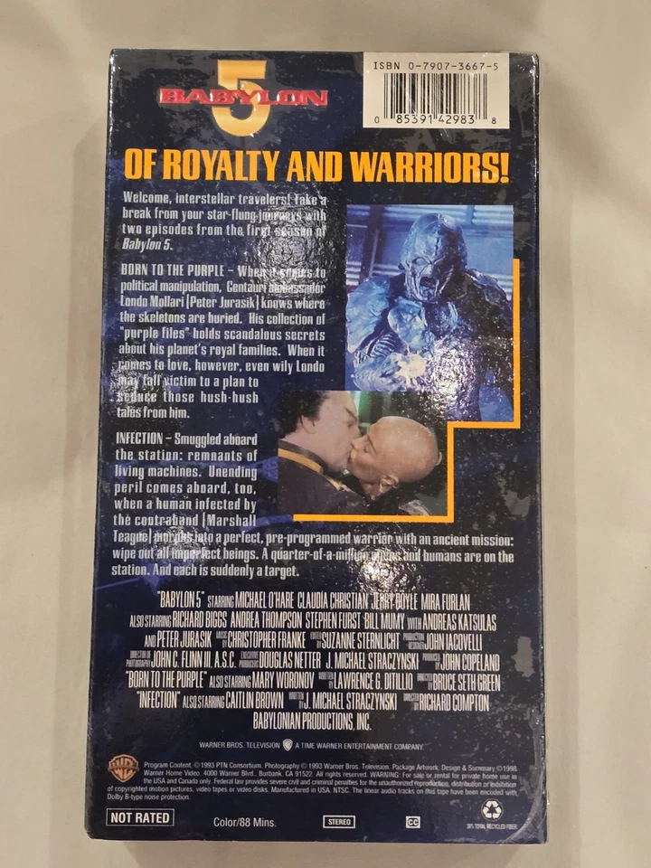 Babylon 5 Season 1 Vol. 1.3 New Sealed - VHS  - Image 2 of 3