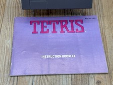 Tetris (Nintendo Entertainment System, NES, 1989) Tested w/ Manual