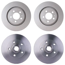 Hella Front 280mm Rear 226mm Brake Rotors Kit For Corrado Jetta Passat GLX