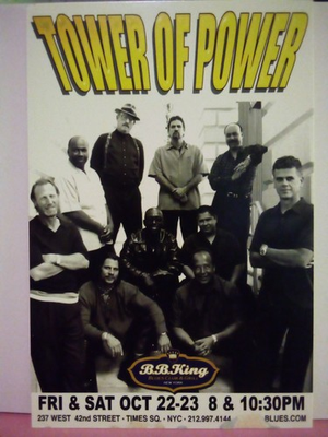 #ad Tower of Power Little Feat Dr. John promo ad card B.B. King Blues Club NYC $5.95