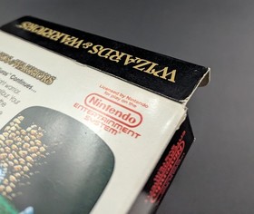 Nintendo NES Wizards & Warriors CIB Circle Seal Box & Manual Collectors Quality 