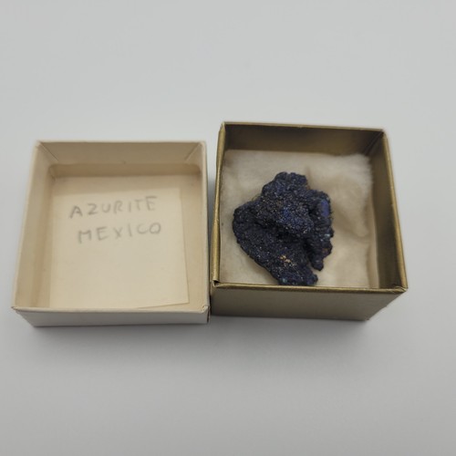 Azurite Crystals 7g 3.0cm Mexico Dark Deep Purple Mineral Specimen - Picture 10 of 10