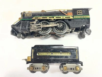 American Flyer O gauge 3315 2-4-2 with 3199 tender - Image 1 of 4