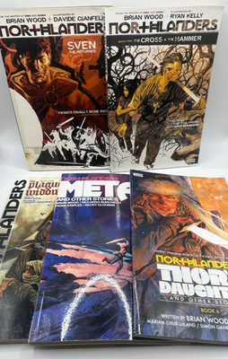 Lot of 5 Northlanders TPB Grapic Novels 1 2 4 5 6 Brian Wood Vertigo Vikings