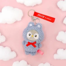 Anirollz Miniz Bunny Costume Owl Stuffed Animal Plush Charm Keychain