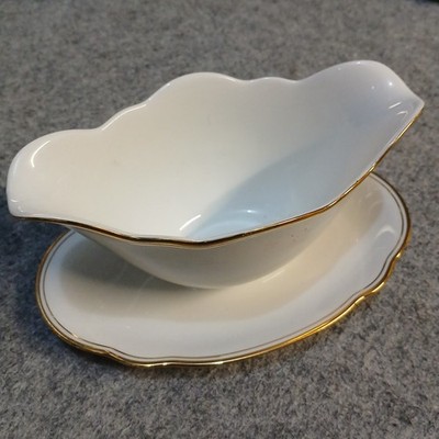 Kleine Goldrand Sauciere Arzberg Bavaria Schumann Edel Deko Zu Tisch Weiß Creme