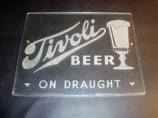 Circa 1930s Tivoli Beer Edge Bright Neon Glass Sign, Denver, Colorado