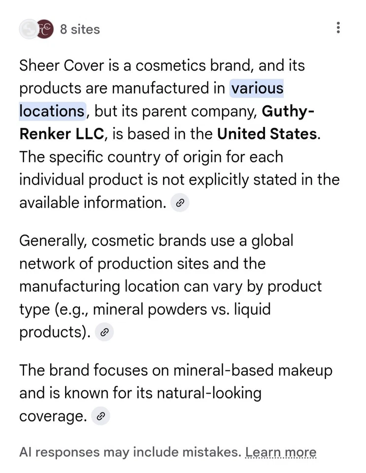 Sheer Cover Duo Concealer Light Medium .10 oz Full Size NEW Factory Sealed  - Image 4 of 4