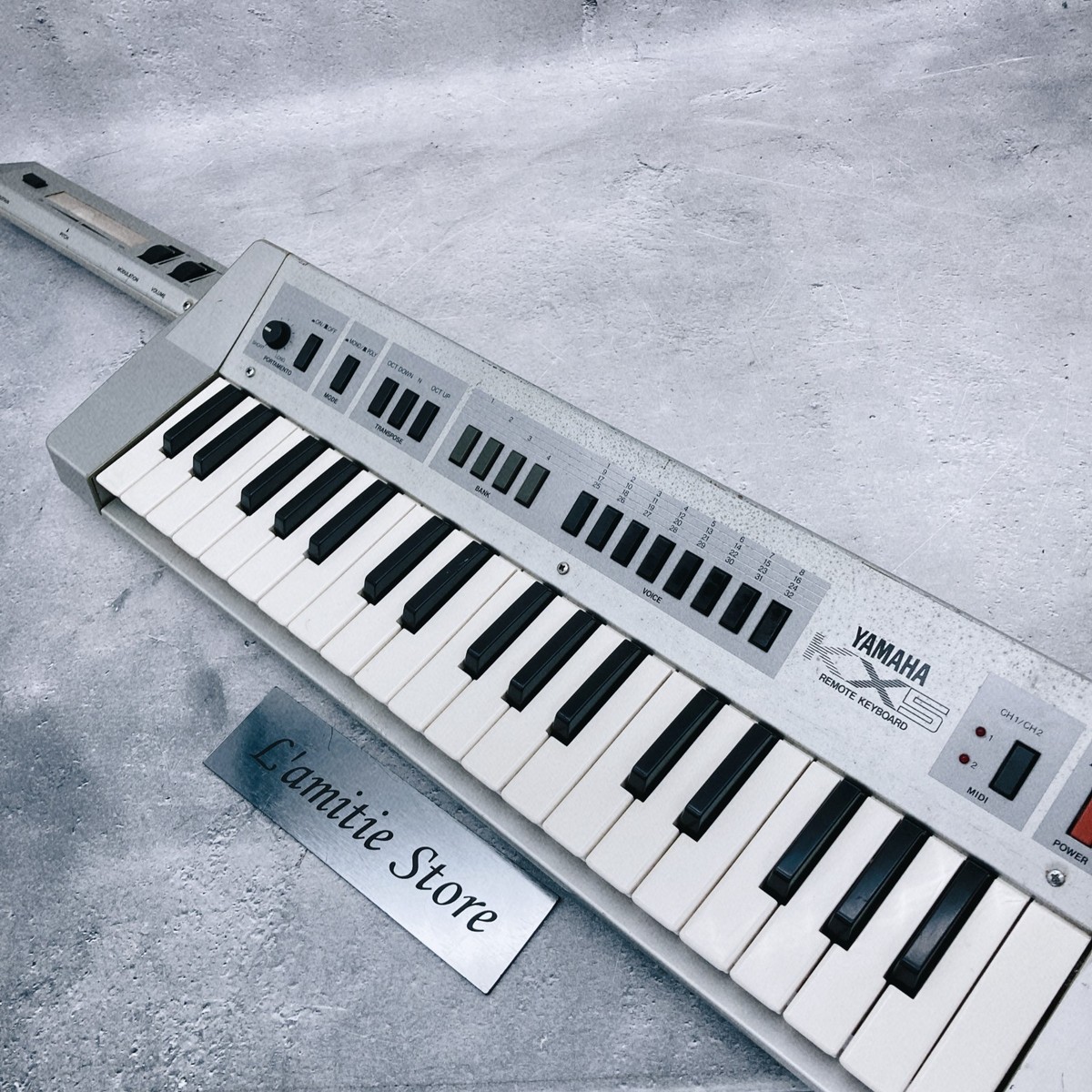 Yamaha KX5 Silver shoulder MIDI Remote Synthesizer Keyboard Japan