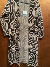 $335 New Ming Wang Cardigan With Pockets Size XS Fits Like a Small/med Stunning