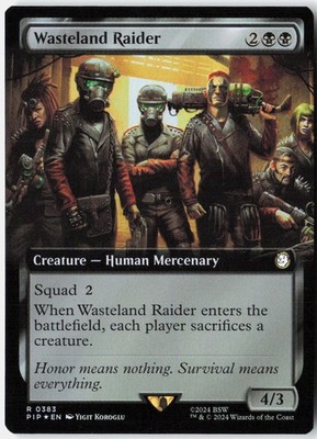 Wasteland Raider (Extended Art) Foil R Universes Beyond: Fallout 383 NM