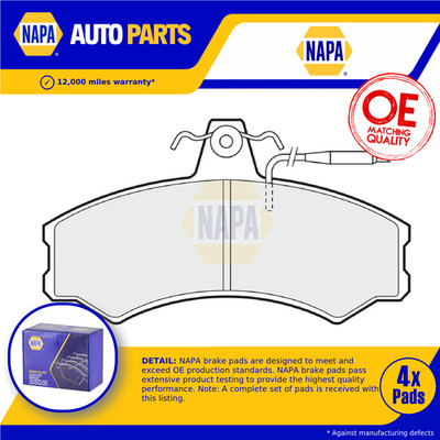 Brake Pads Set fits TALBOT EXPRESS 2.0 Front 85 to 94 XN1TA NAPA Quality New