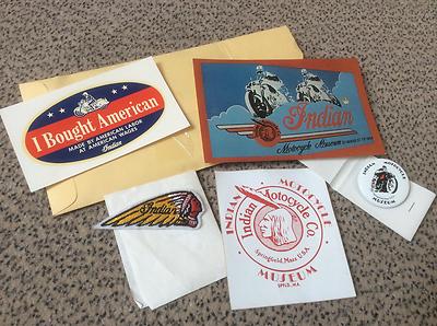  Top Rarität Indian Motorcycle Museums Paket original Springfield Mass. USA 