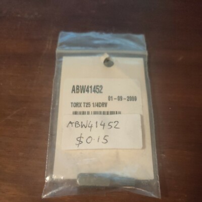 T25 - 1/4'' drive Torque Torx socket Bit ABW41452