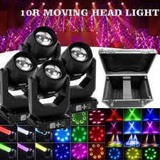 2X10R 280W LED Beam Moving Head Light RGBW Gobo DJ Stage Spot Lighting DMX Case