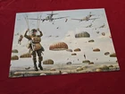 THE SAVIORS! US AMERICAN PARATROOPERS DROP Military Poster Print WW2 WWII