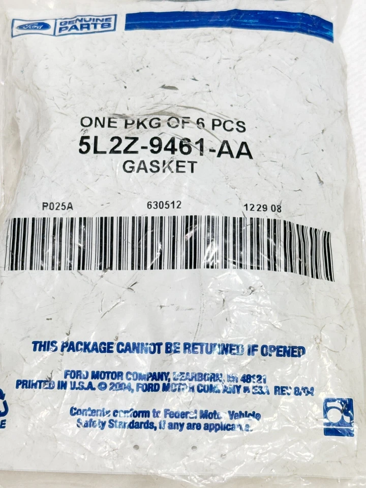 Junta coletora X6 2004-10 Explorer Mercury Mountaineer fabricante de equipamento original Ford 5L2Z-9461-AA - Imagem 2 de 4