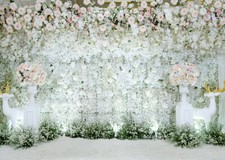10x8ft Floral Wedding Photo Background Vinyl Birthday Party Studio Backdrop LB
