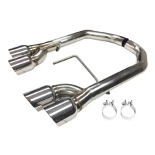 ACCELATEC Axle-Back Exhaust Race 2.5" w/3.5 Tips Mustang GT W/O Active 2018-2023