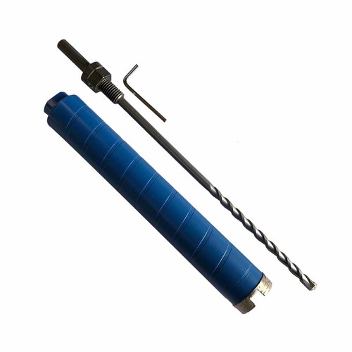 Broca de núcleo de diamante seco de 1-1/2", adaptador de broca piloto de mandril de 1/2", eje de 5/8"-11 - Imagen 1 de 3