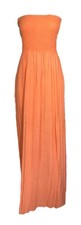 New Orange Dress Strapless M