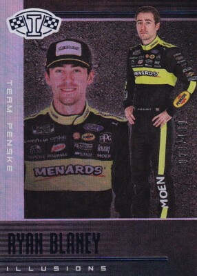 Panini 2020 Chronicles Ryan Blaney #13 28/199 Illusions Blue Parallel Card