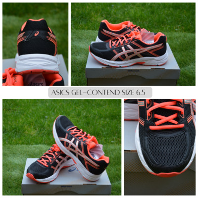 Damen Asics Gel-Contend 4 Turnschuhe Schuhe Original Neu Größe 6,5