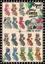 100 g OPAL Sockenwolle 4-fach Regenwald 20 Jubiläumskollektion