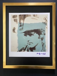 ANDY WARHOL + SIGNED 1984 DENNIS HOPPER PRINT MOUNTED & FRAMED + BUY IT NOW!