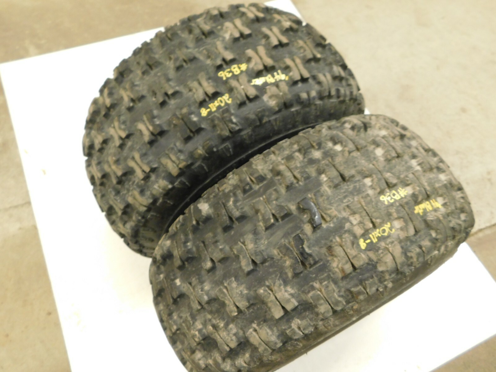 yamaha blaster 200 yfs200 aluminum back rear wheels rims tires set 95