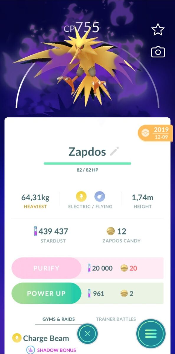 Shiny Zapdos -  Sweden