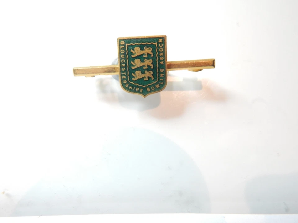 Gloucestershire Bowling Association Brooch Bar badge  - Image 3 of 4