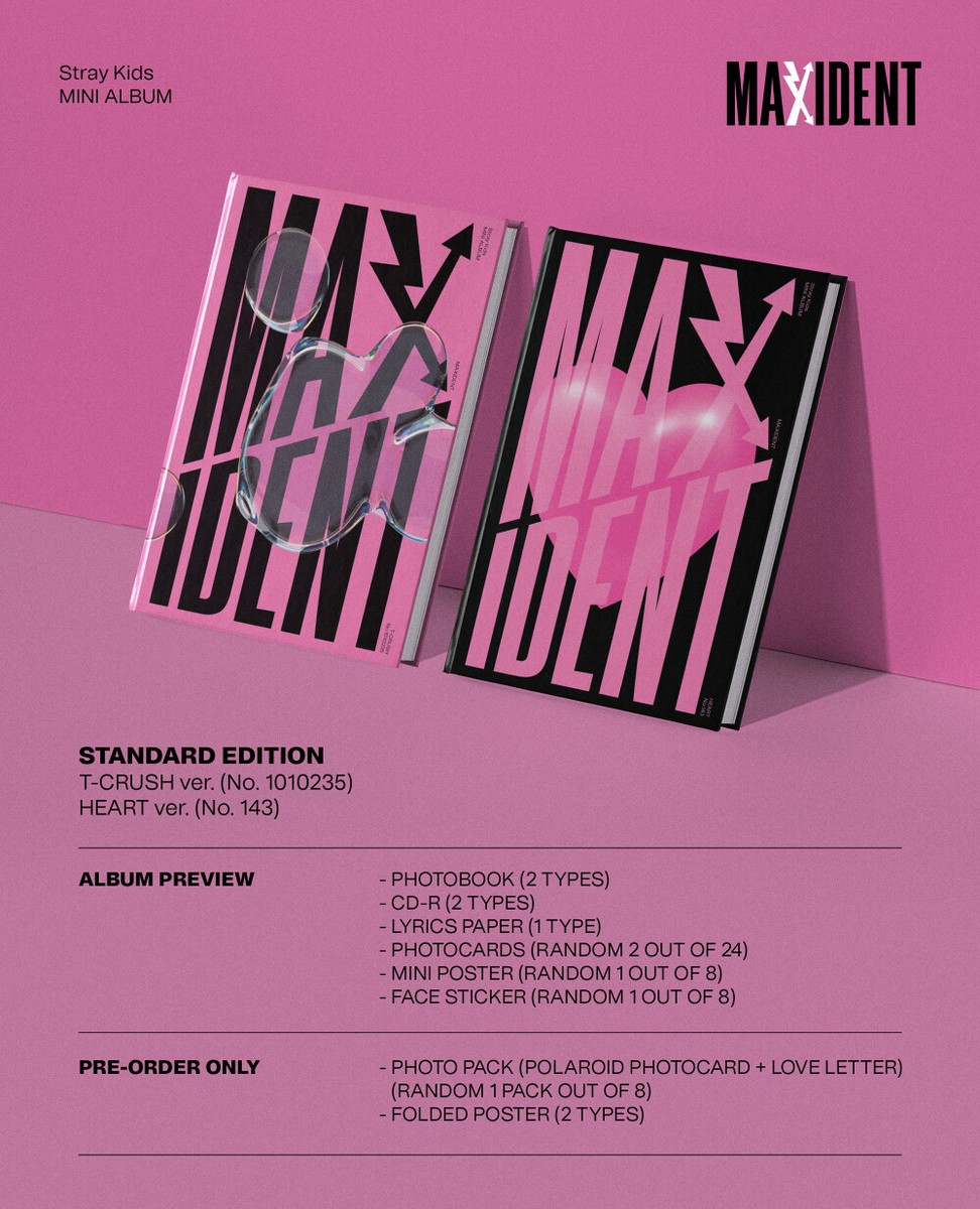STRAY KIDS - MAXIDENT Standard Edition CD+Free Gift | eBay