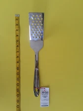 NWT) ALL CLAD Polished Stainless LARGE SLOTTED TURNER Spatula Utensil HEAVY DUTY